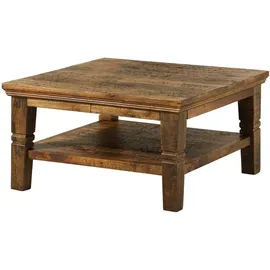 Massivmoebel24 Rodez Braun Mangoholz 85 x 45 x 85 cm