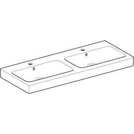 Geberit iCon Doppelwaschtisch 120 x 48,5 cm (124120600)