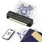 TATELF Tattoo Stencil Drucker Kabelloser A4 Bluetooth Thermodrucker MP-8038