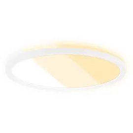 Briloner LED Panel Slim 1xLED Flach Weiß Ø 29,3 cm x 2,8 cm