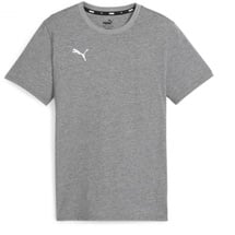 Puma Unisex Teamgoal Casuals Tee Jr T-Shirt, Medium Grey Heather-puma White, 128 EU