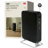Honeywell Mill Gentle Air WiFi Oil Heater 2000W, Black