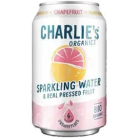 Charlie's Organic Sparkling Water Grapefruit ( 24 x 0,33 Liter Dosen NL)