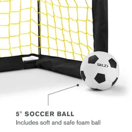 Sklz Mini-Fußballtor Pro, 55,88x40 cm, Indoor/Outdoor, inkl. Ball - Sklz
