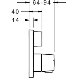 Hansa HansaLiving Thermostatregler DN 15 (81149562)