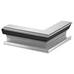 OBO 6115789 Außeneck Designkanal ohne Oberteil 114x140x300 Aluminium eloxiert GAD AEL