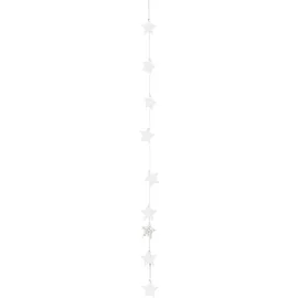 räder Winterzeitkette Porzellan 90 cm Weiß