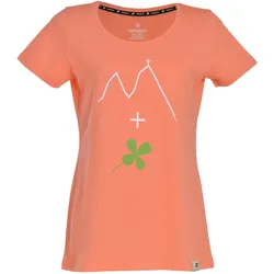 Freizeitshirt Brigida Freizeit Damen Salmon Ohne GIPFELGLÜCK lachsrosa|mango 36