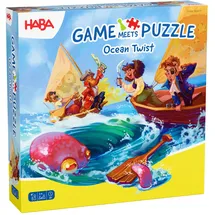HABA 2012216001 - GAME MEETS PUZZLE, Ocean Twist, Würfelspiel
