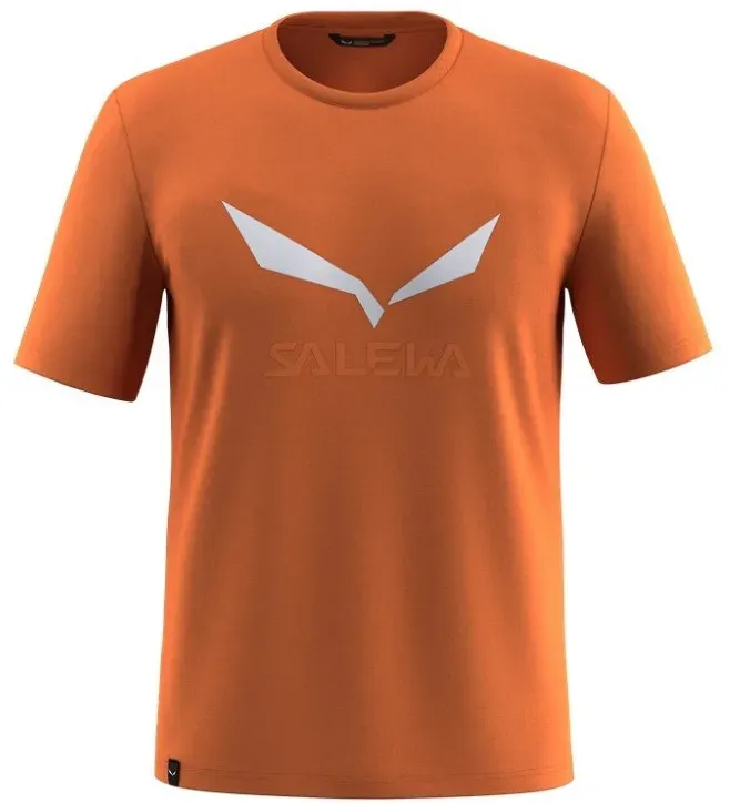 Salewa SOLIDLOGO DRI-RELSEASE T-Shirt red orange melange M - Farbe:red orange melange$Größe:M