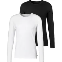 H.I.S. H.I.S Langarmshirt Packung, 2er-Pack, Doppelpack Unterziehshirt aus Baumwoll-Mix Gr. XXL,