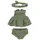 MINILAND BABY Miniland Strick-Kleiderset Dolls Kleid und Haarreif Grün (31683)