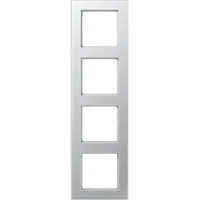 Jung Rahmen 4-fach Aluminium