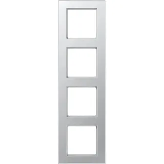 Jung Rahmen 4-fach Aluminium