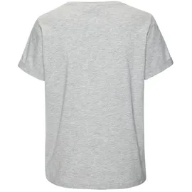 bench. loungewear Loungewear T-Shirt Grau/Weiß 40/42