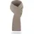 Normani Merinowoll-Schal glatt Yuma in Beige | Gr.: onesize