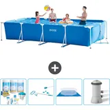 Rechteckiger Frame Pool - 450x220x84 Cm - 5-teilig  S20848