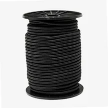 WERKA PRO Elastisches Spannseil 6 mm x 50 m Schwarz