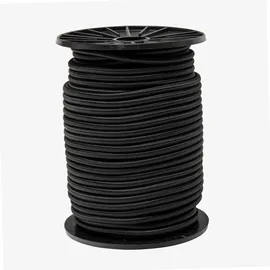 WERKA PRO Elastisches Spannseil 6 mm x 50 m Schwarz