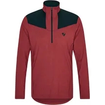 Ziener Sweater ZIENER "JONGA", Herren, Gr. 54, rot, Obermaterial: 1. 88% Polyester (recycelt), 12% Elasthan, 2. 94% Polyester, 6% Elasthan;, Sweatshirts