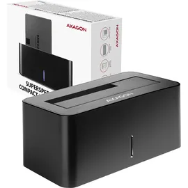 AXAGON ADSA-SN Speicherlaufwerk-Docking-Station USB 3.2 Gen 1 (3.1 Gen 1) Type-A Schwarz