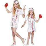 W WIDMANN MILANO Party Fashion - Kinderkostüm Zombie Krankenschwester, Doktor, Halloween, Faschingskostüme