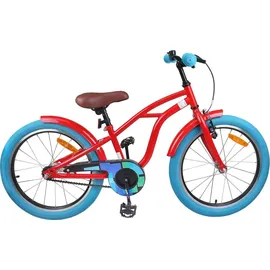 vidaXL Kinderfahrrad 18 Zoll rot