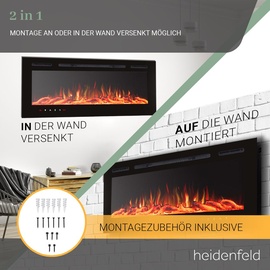 Heidenfeld Home & Living HF-WK200 schwarz 153 x 55 cm