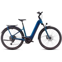 Cube Kathmandu Hybrid EX electricblue ́n ́chrome 2025 Easy Entry - RH 62 cm