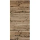 winwall Duschrückwand Duschrückwände ALU-Verbundplatte Dekor: Altholz Planken, (1-tlg), Wandverkleidung aus Alu braun 100 cm x 250 cm