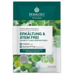 DERMASEL Totes Meer Badesalz Erkältung & Atemfrei 80 g Bad
