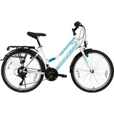 Rezzak Cityrad 26 Zoll Damen Mädchen Kinder Fahrrad City 21 Gang Shimanoschaltung, 21 Gang Shimano, Kettenschaltung