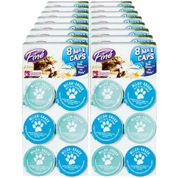 Finé Katzen Milk Caps  8 x 15 g, verschiedene Sorten, 16er Pack