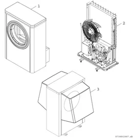 Bosch Luftwärmepumpe CS7001i AW 9 OR-S Monoblock-Luft-Wasser-Wärmepumpe Energieeffizienzklasse A++ (A++