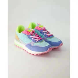 VICTORIA Luna Sneaker Obermaterial: Leder und Textil blau 39 EU