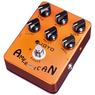 JOYO American Sound Amp Simulator Pedal Fender Deluxe Clean bis Overdrive Sound für E-Gitarre (JF-14)