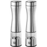 Zwilling elektrische Salz Pfeffermühlen Set, Zwilling Edelstahl LED Keramikmahlwerk
