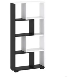 Target Home Bücherregal 60 x 120 cm Schwarz/Weiß