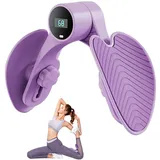 Oberschenkeltrainer beckenbodentrainer für Frauen, 3 Einstellbare Gängen Oberschenkel beckenboden Hip Trainer, Oberschenkel Trimmer, Gesäß Trainer, Hüftkörper Trainer (Purple)