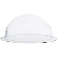 HMF 46720 Halbkugel aus Acryl mit Krempe, DIY Acrylhaube,