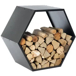 Westmann Stahl Kaminholzregal Biene   Schwarz