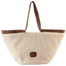 Freds Bruder Teddy Layer Shopper Leder Beige