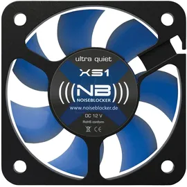 Noiseblocker Blacknoise XS-1 BlackSilentFan Lüfter (50x50x10mm)