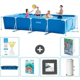Rechteckiger Frame Pool - 450x220x84 Cm - 7-teilig  S143