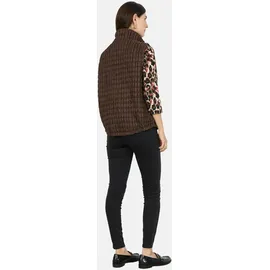 Soyaconcept Stehkragenweste mit gesteppter Textur in hot fudge), | Gr.: S