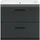 WELLTIME Waschbeckenunterschrank FLORENZ 60 x 53 cm Schwarz