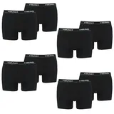 Head Boxershorts Basic schwarz S 8er Pack