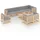 vidaXL Garten-Lounge-Set 10-tlg. natur/grau 3076729