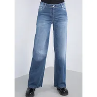 Please Jeans 5-Pocket-, mit weitem Bein, Gr. XL - N-Gr, blu denim, , 92155107-XL N-Gr