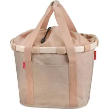 KLICKfix Bikebasket twist coffee braun